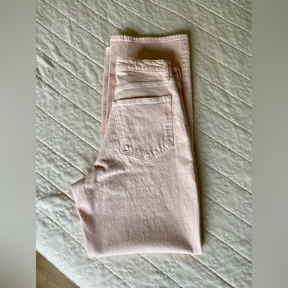 Abercrombie & Fitch Pink Curve Love 90’s Relaxed Jeans and Jacket Set